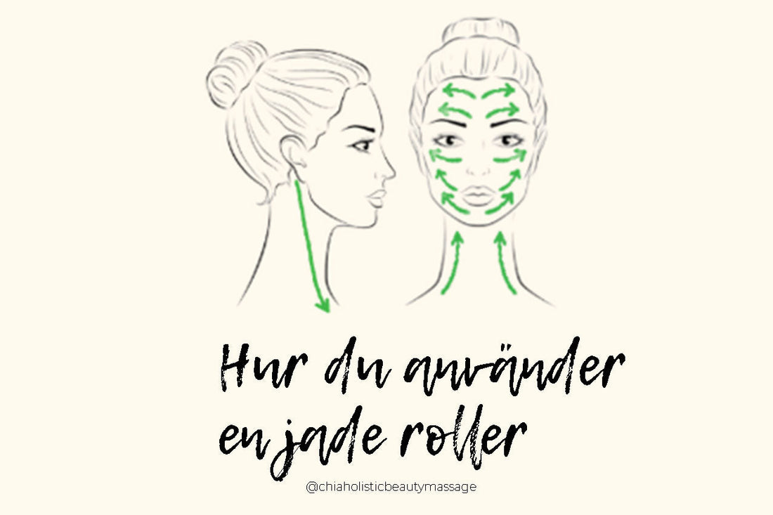 Så här använder du en jade roller för att förbättra din hud