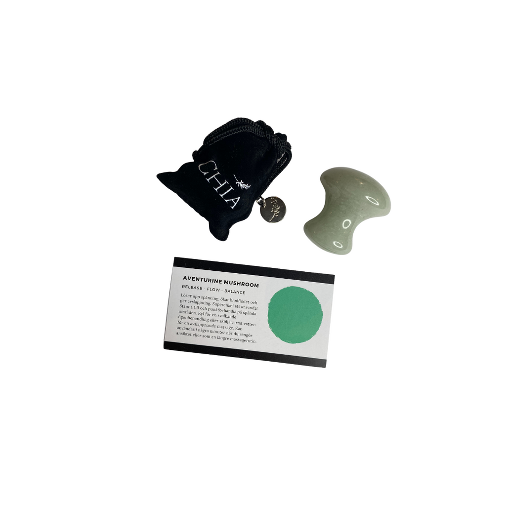 CHIA Mushroom Gua Sha - Aventurine